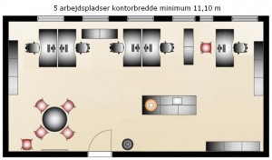 Kontorindretning -kontormoebler