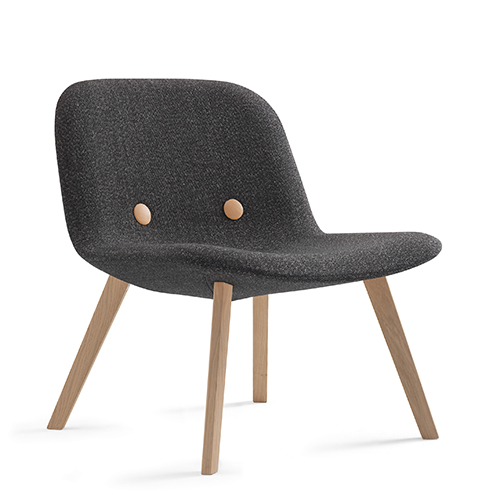 Eyes - Lounge - Erik JÃ¸rgensen - Designstol - Knapper pÃ¥ ryggen