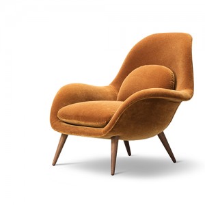 Swoon - kontorindretning – loungesaet – laenestol-orange