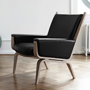 Wegner - Ge 501 – loungesaet – laenestol-sort