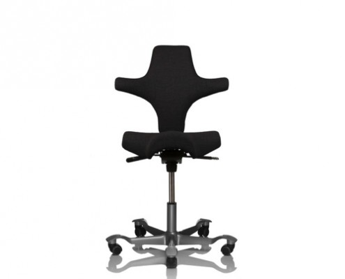 Capisco-Haag-Kontorstole - arbejdsstol – ergonomi – skrivebordsstol-graa