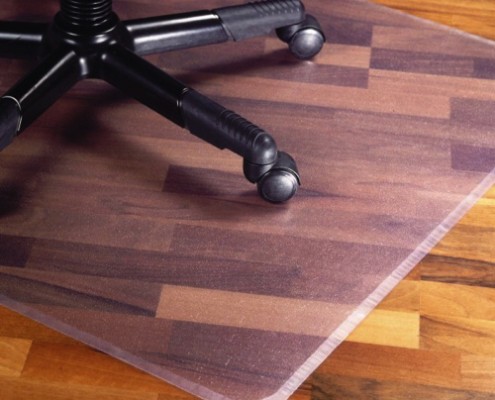PVC -beskyttelse- kontorstol - stoleunderlag