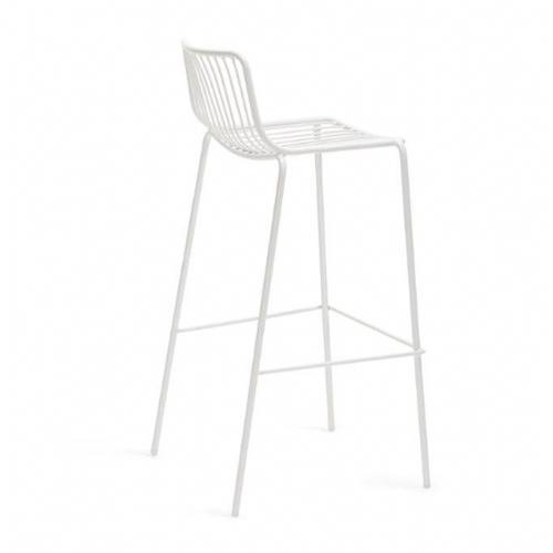 Pedrali -Barstol – hoej stol – design – Nolita -hvid
