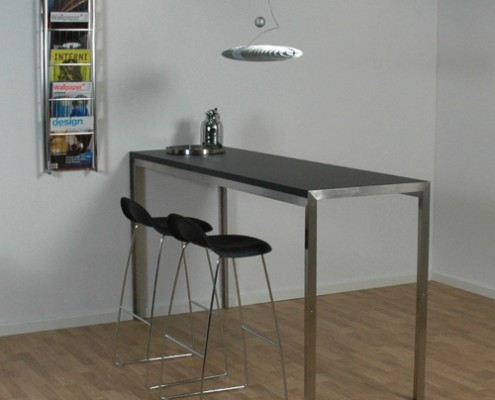 Barbord – hoejbord - S -sort