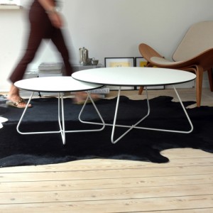 Sofabord – lounge – R-hvidt