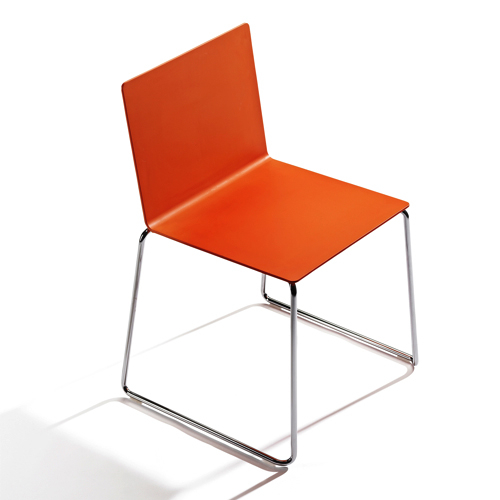 Randers + Radius - Dry - Kontor - Kontorindretning - Kantinestole - Moedestole - Konferencestole-5 Kantinestol – orange– Dry -konferencestole