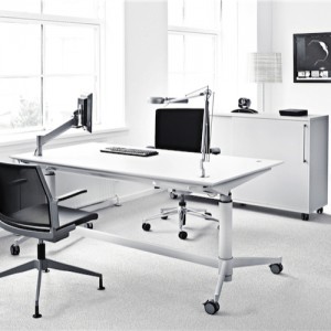haevesaenkebord - arbejdsstation – Zetby-hvidt