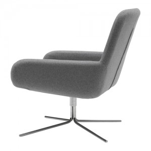 lounge - kontorindretning – Coco - laenestol-graa