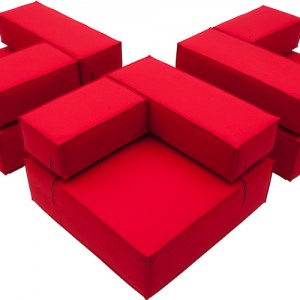 Universal-Modulsofa - lounge - kontorindretning – loungesaet