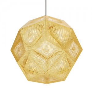 Lamper -Etch– belysning-guld