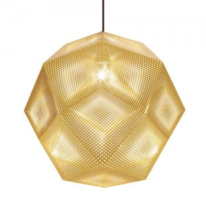 Lamper -pendel -Etch-guld