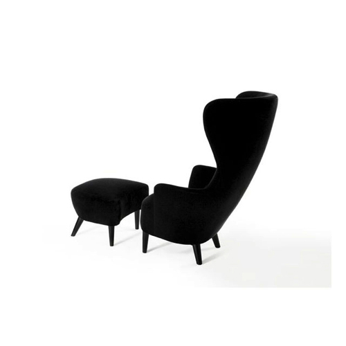 Tom Dixon - Wingback - Kontorindretning - Loungemoebler - Loungesaet-7 lounge - kontorindretning – Wingback– laenestol-sort