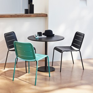 Cafebord – sort - udendoers-Go