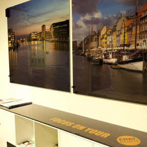 Chat Board - Custom - Glastopplade - Topplade - Reol - Kontortilbehoer