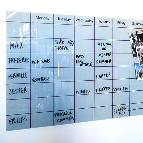 nyse omdrejningspunkt pence Planner - Glastavle - Let at planlægge - Design din egen planner - Magnetisk glastavle nyse omdrejningspunkt pence Planner - Glastavle - Let at planlægge - Design din egen planner - Magnetisk glastavle