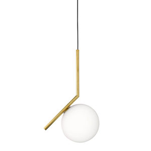 Flos - IC - LIGHTS - S-brass---Lamper---Arbejdslampe---Kontorindretning---Belysning---Design---Pendel