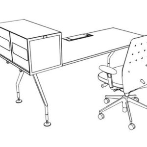 Vitra - Ad -Hoc - Skrivebord - Modulopbygget- Kontormoebler - Design