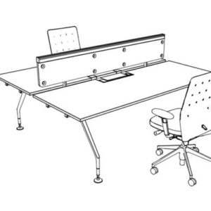 Vitra - Ad -Hoc - Skrivebord - Modulopbygget- Kontormoebler - Design