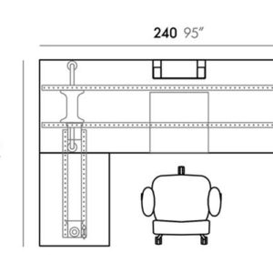 Vitra - Ad -Hoc - Skrivebord - Modulopbygget- Kontormoebler - Design