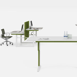 Vitra - Tyde - Haevesaenkebord - Skrivebord - Kontormoebler - Design