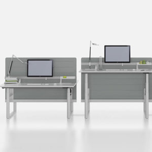 Vitra - Tyde - Haevesaenkebord - Skrivebord - Kontormoebler - Design